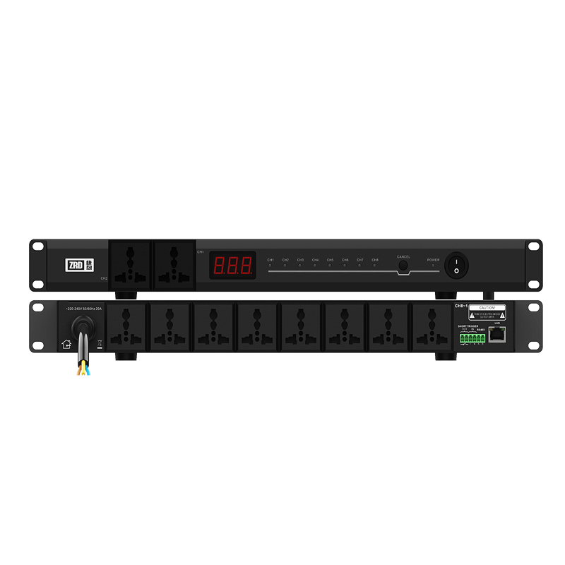 8路网络电源时序器（1U) ZR-3205